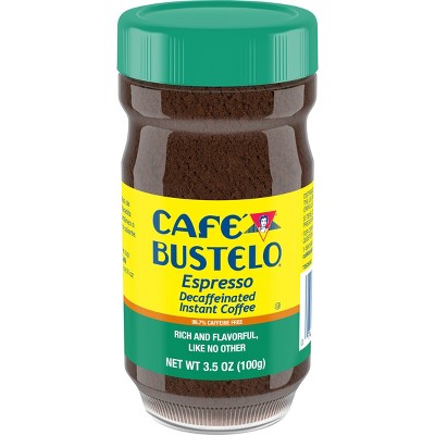 Café Bustelo Decaffeinated Espresso-Style Instant Coffee - 3.5oz