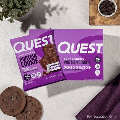 Quest Nutrition Protein Cookie - Double Chocolate Chip