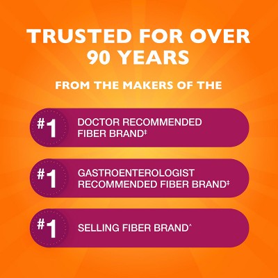 Metamucil Psyllium GLP-1 Friendly Fiber Supplement - Capsule -  1.8g Fiber Per Serving - 160ct