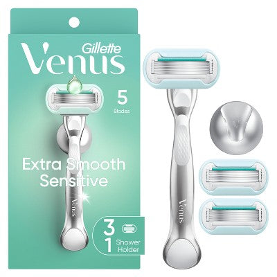 Venus Extra Smooth Sensitive System Razor + Razor Blade Refills