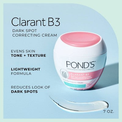 POND'S Clarant B3 Dark Spot Correcting Cream for Normal to Oily Skin - 7oz