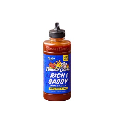 Famous Dave's Rich & Sassy Barbeque Sauce - 20oz