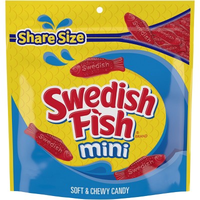 Swedish Fish Mini Soft & Chewy Gummy Candy Share Size - 12oz