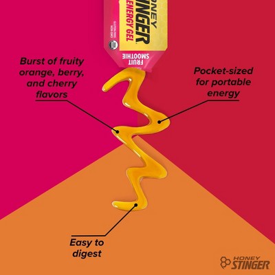 Honey Stinger Organic Fruit Smoothie Energy Gel: Sports Performance, Endurance, 1.1 oz