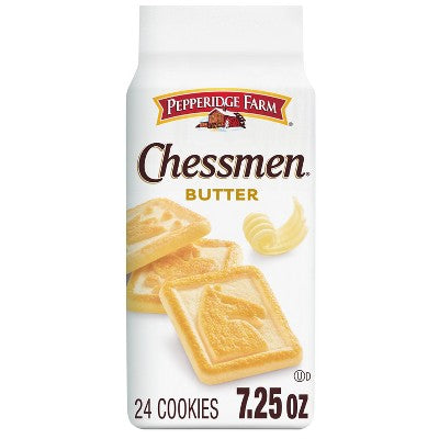 Pepperidge Farm Chessmen Butter Cookies - 7.25oz (Packaging May Vary: No Artificial Colors, No High Fructose Corn Syrup