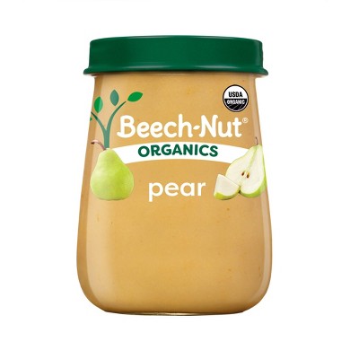 Beech-Nut Non-GMO Organics Pears Baby Food Jar - 4oz
