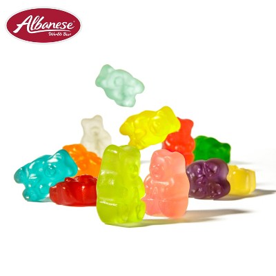 Albanese Worlds Best 12 Flavor Gummi Bears Candy - 36oz