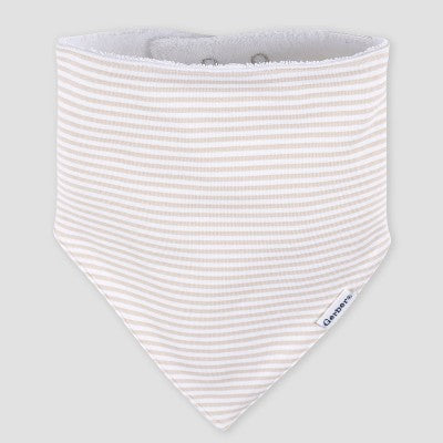 Gerber Baby 5pk Bandana Bib - White