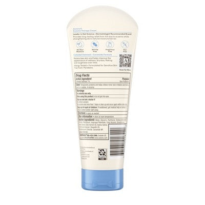 Aveeno Eczema Therapy Daily Soothing Eczema Relief Steroid-Free Body Cream Fragrance-Free - 7.3oz