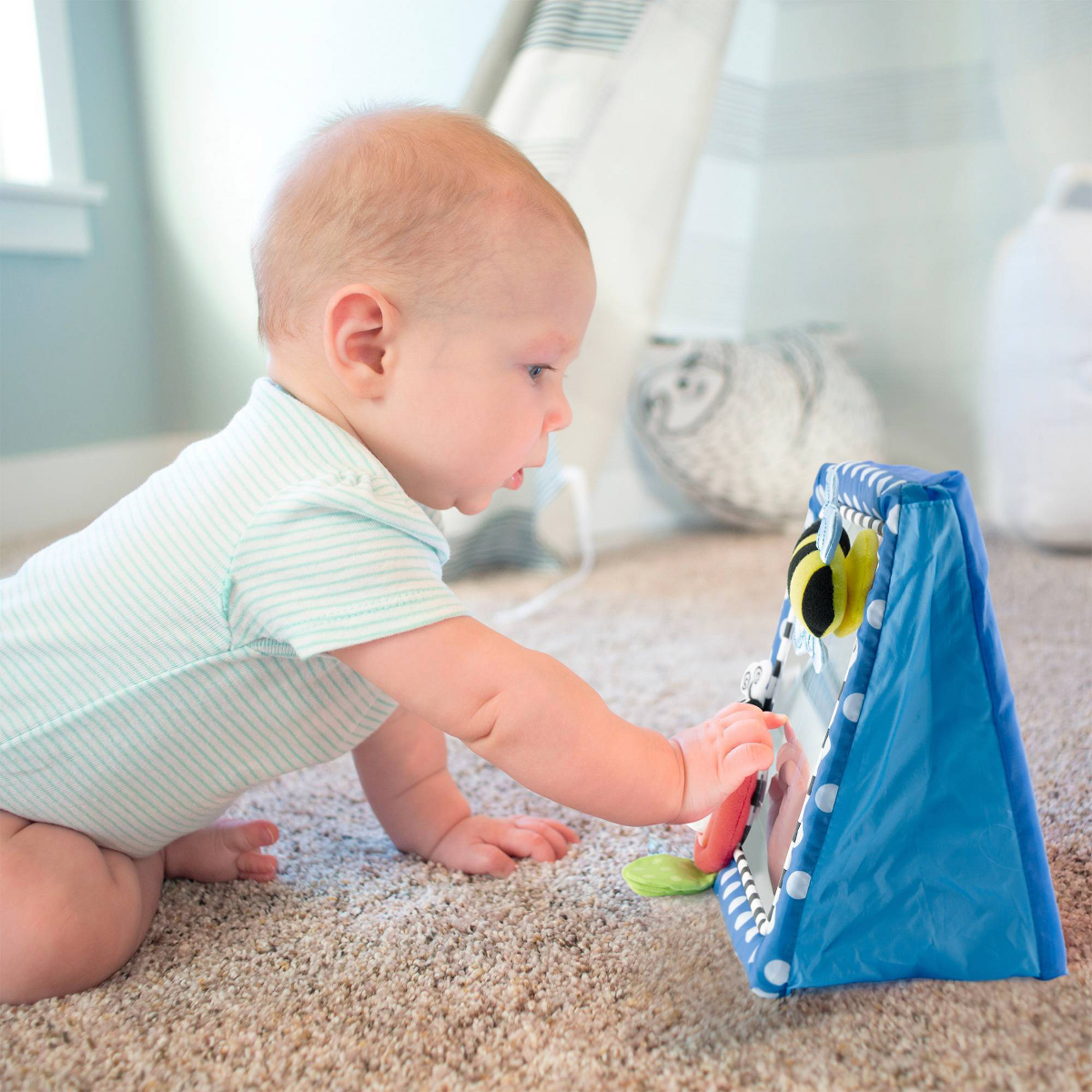 Sassy Baby Sensory Development Bodenspiegel für die Entwicklung der Sinne