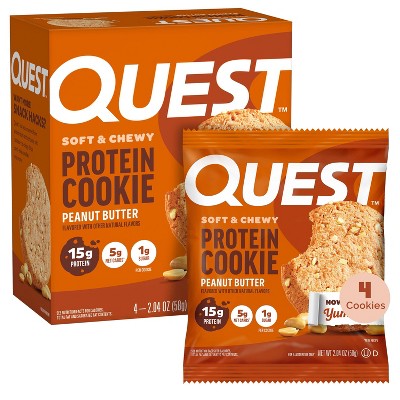 Quest Nutrition Protein Cookie - Peanut Butter - 4ct