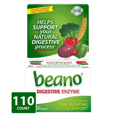 Beano Ultra 800 Gas Relief Prevention and Digestive Enzyme Supplement - 110ct