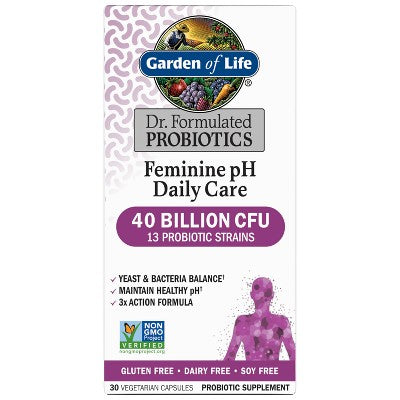 Garden of Life Feminine pH Probiotic Capsules - 30ct