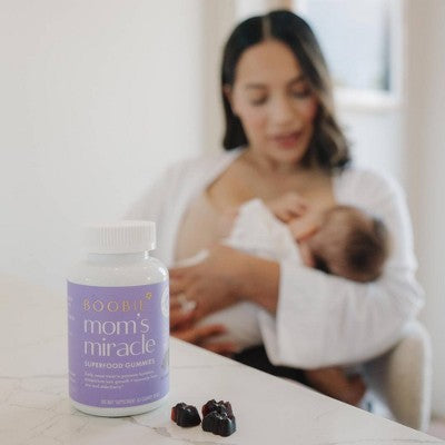 Boobie Bears Lactation Gummies, Lactation Supplement for Increased Breast Milk, Breastfeeding Vegan Supplements - 60ct