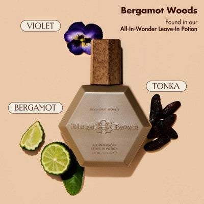 Blake Brown All-In-Wonder Leave-In Potion - Bergamot Woods – Woody Floral Fragrance - 6 fl oz