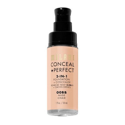 Milani Conceal + Perfect 2-in-1 Foundation + Concealer - 00BB Nude - 1 fl oz