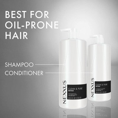 Nexxus Clean & Pure Nourishing Detox Conditioner with Elastin Protein and Marine Minerals