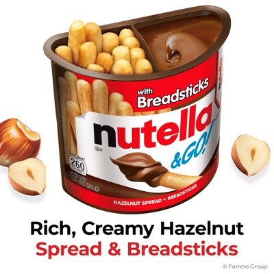 Nutella and Go! Hazelnut Spread with Breadsticks - 18oz/10ct