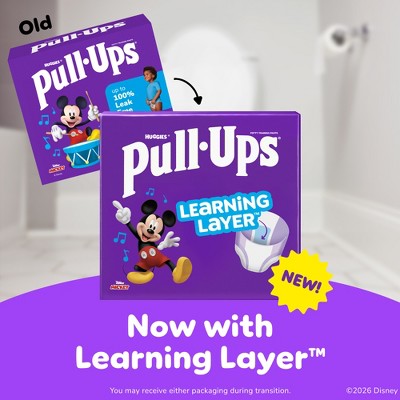 Pull-Ups Boys' Potty Training Pants with Learning Layer – Size 3T-4T - 20ct