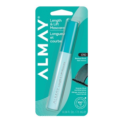 Almay Length & Lift Mascara - Blackest Black - 0.24 fl oz: Hypoallergenic, Fragrance-Free, Finish Including Applicator
