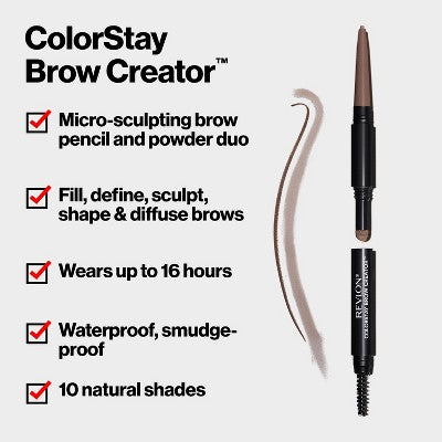 Revlon Colorstay Brow Creator - Waterproof Pencil & Powder - 0.003oz