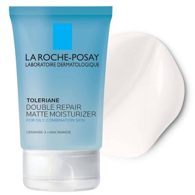 La Roche Posay, Toleriane Double Repair Matte Face Moisturizer, Daily Gel Face Moisturizer with Ceramide and Niacinamide for Oily Skin - 3.38 fl oz