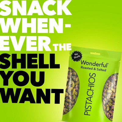 Wonderful Roasted & Salted Shelled Pistachios - 6oz
