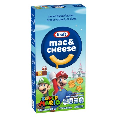 Kraft Super Mario Brothers Shaped Mac and Cheese - 5.5oz