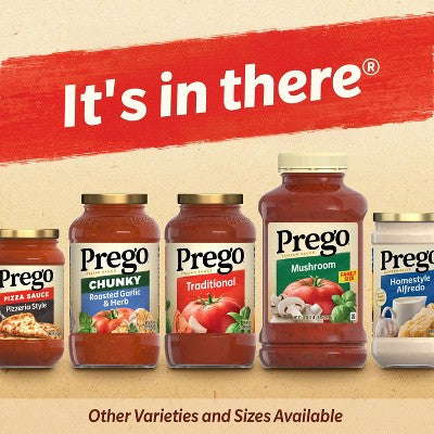 Prego Pasta Sauce Homestyle Alfredo Sauce - 14.5oz: No Artificial Colors, No High Fructose Corn Syrup, Mild Spice