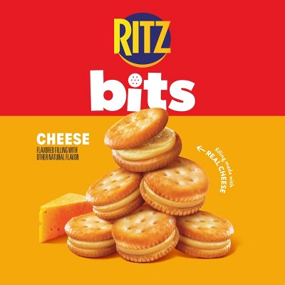 RITZ Bits Cheese Sandwich Crackers Lunch Snacks - 8.8oz: No High Fructose Corn Syrup