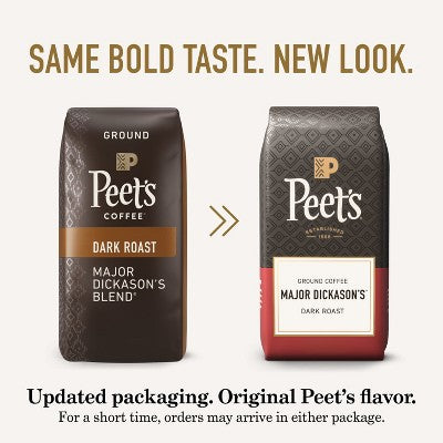 Peet's Major Dickason's Blend Dark Roast Whole Bean Coffee - 10.5oz