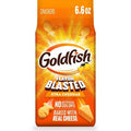 Goldfish Flavor Blasted Xtra Cheddar Cheese Crackers Bag - 6.6oz: No High Fructose Corn Syrup, Oven Baked