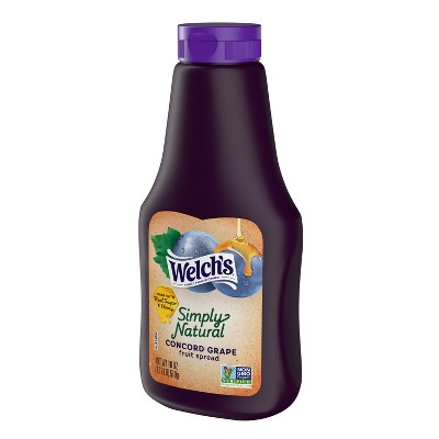 Welch's Concord Grape Spread - 18oz: No Artificial Colors, No High Fructose Corn Syrup, Jelly