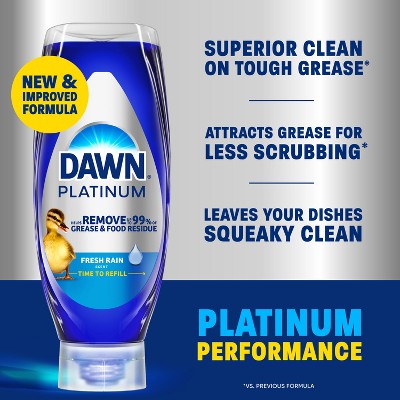 Dawn Platinum Ez-Squeeze Dishwashing Liquid Dish Soap - 18 fl oz