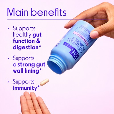 Love Wellness Gut Feelings Probiotics for a Healthy Gut & Immunity - 30ct