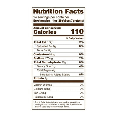 Utz Honey Wheat Braided Twists Pretzels - 14oz: Tree Nut Free