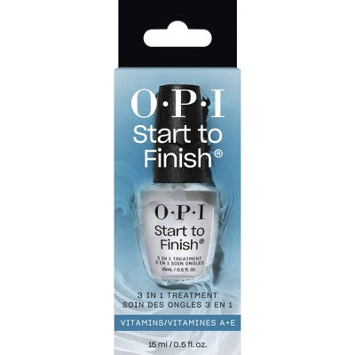 OPI Start to Finish Base Coat Top Coat Nail Strengthener - 0.5 fl oz
