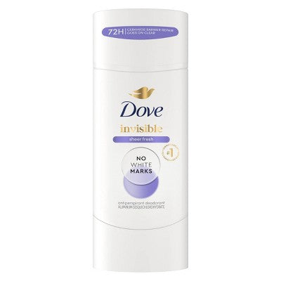 Dove Beauty Advanced Care Sheer Fresh 72-Hour Women's Antiperspirant & Deodorant Stick - 2.6oz