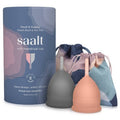 Saalt Soft Menstrual Cups - Small & Regular - 2pk