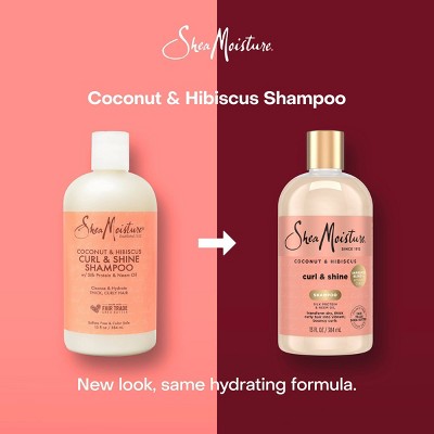 SheaMoisture Coconut & Hibiscus Curl & Shine Shampoo For Thick Curly Hair