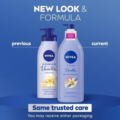 Nivea Oil Infused Body Lotion with Vanilla and Almond Oil - 16.9 fl oz