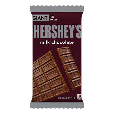 Hershey's Milk Chocolate Giant Candy Bar - 7.56oz
