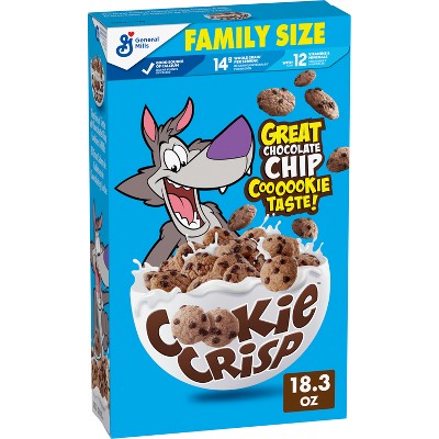 Cookie Crisp Cereal Size - 18.3oz - General Mills: No Artificial Flavors, Whole Grain
