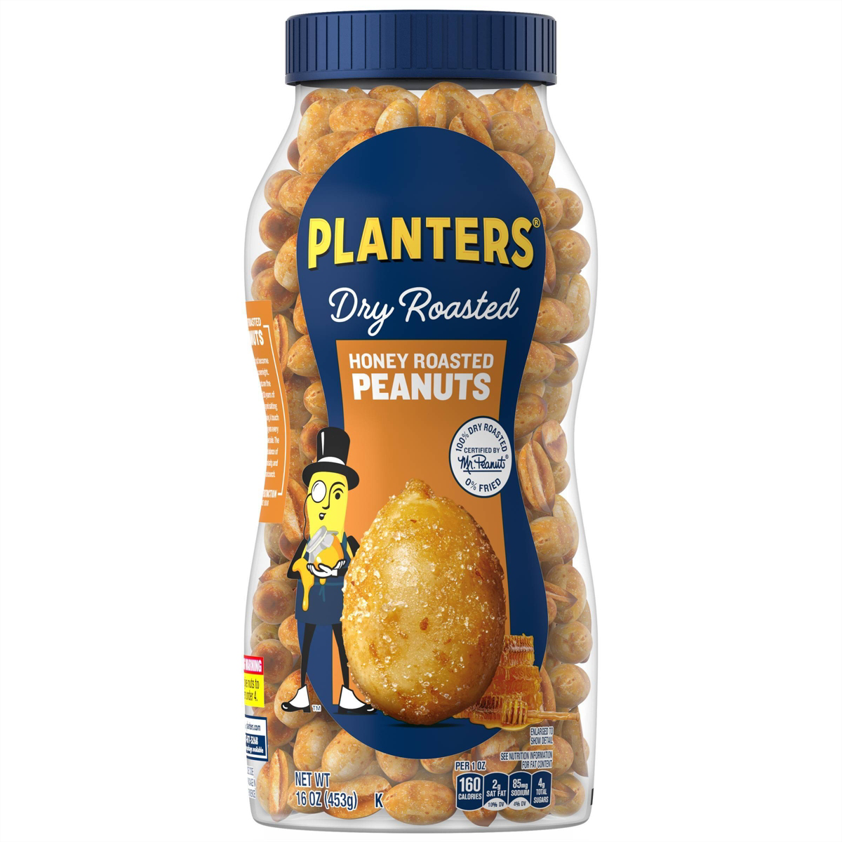 Planters Honey Dry Roasted Peanuts - 16oz