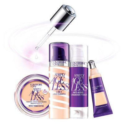 COVERGIRL + Olay Simply Ageless 3-in-1 Liquid Foundation with Hyaluronic Complex + Vitamin C - 1 fl oz