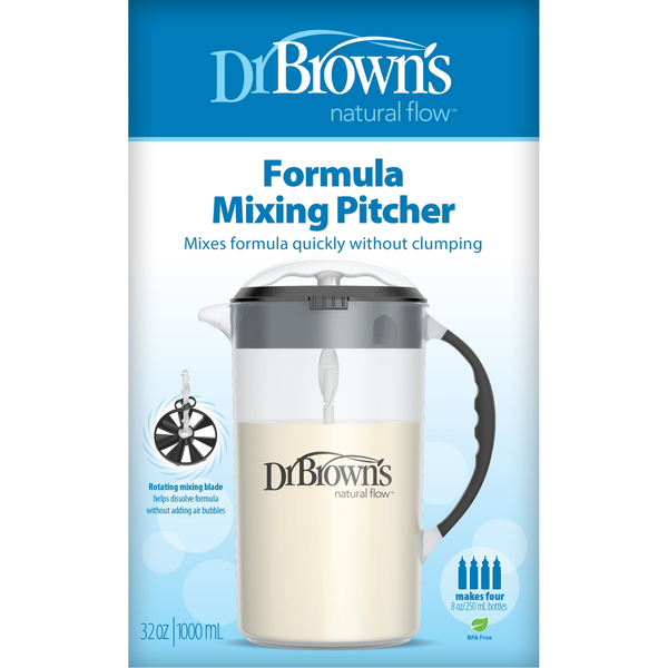 Dr. Brown's Formula Mixing Pitcher Milchpulver-Mixkrug, 32 oz - Schwarz