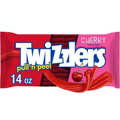 Twizzlers Pull-N-Peel Cherry Licorice Candy - 14oz