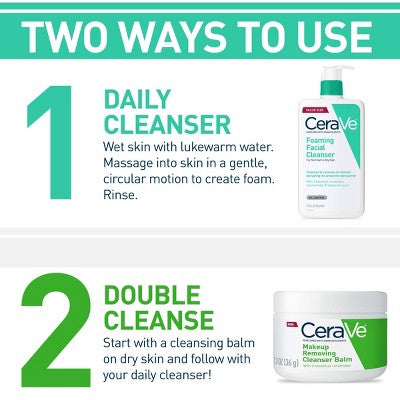 CeraVe Foaming Face Wash, Facial Cleanser for Normal to Oily Skin