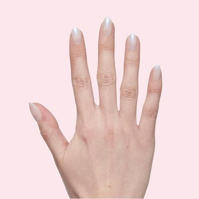 Olive & June Press On Nails - Oval Medium - Pink Goldfish - 42ct