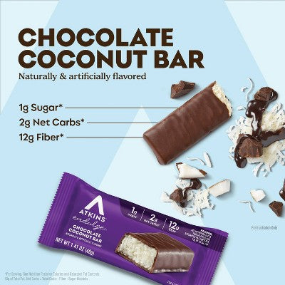 Atkins Endulge Chocolate Coconut Bars